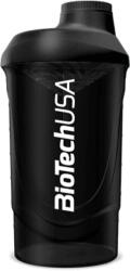BioTechUSA Wave keverőpalack 600 ml - fekete-füst