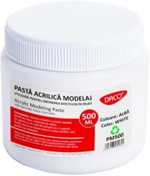 Daco Pasta acrilica modelaj Daco PM500, 500 ml, Alb (PM500)