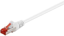 Goobay S/FTP CAT6 Patch Kábel - 7.5 m, Fehér