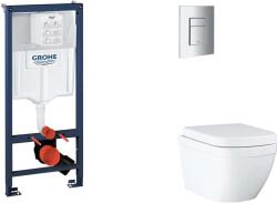 GROHE Rapid SL - Set pentru montare încastrată, toaletă, capac SoftClose și clapetă Skate Cosmopolitan, Triple Vortex, crom SANI11BB2116 (SANI11BB2116)
