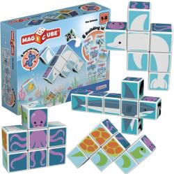 Geomag Set de cuburi magnetice Geomag - Creaturi marine, 11 piese (G146) Jucarii de constructii magnetice