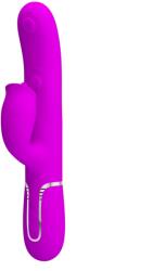 Pretty Love Vibrator Twinkled Tenderness Gigi, 7 Moduri Pulsare, 7 Moduri Licking, Silicon, USB, Roz, 22.8 cm Vibrator