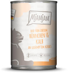  MjAMjAM 24x400g MjAMjAM Duo Csirke & borjú nedves macskatáp