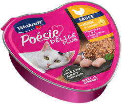 Vitakraft 12x85g Vitakraft Poésie Délice Plus Csirke nedves macskaeledel