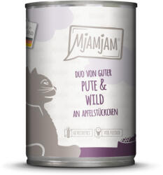 MjAMjAM 24x400g MjAMjAM Duo Pulyka & vad nedves macskatáp