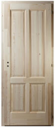 Design Ajtó 4 betétes egyenes pallótokos 12 beltéri ajtó 90x210 bal (1230)