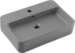 Comad Trust 2 mosdótál 55x38 cm négyszögletes mosdótálak szürke/kő TRUST 2 MATT LIGHT GREY ( E-6282 ) (TRUST2MATTLIGHTGREYE6282)