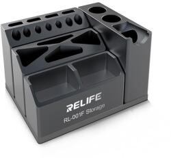 Relife RL-001F alumínium ötvözet többfunkciós csavarhúzó, csipesz tárolódoboz, szerviz box (RL-001F)