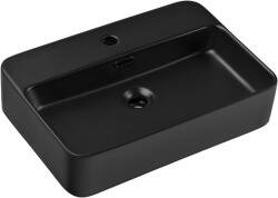 Comad Trust 2 mosdótál 55x38 cm négyszögletes mosdótálak fekete TRUST 2 BLACK ( E-6282 )
