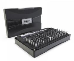 JAKEMY JM-8177 JAKEMY 106 darabos csavarhúzó szett, csavarhúzófej, fejhosszabbító rúd multifunkcionális kombinált javító készlet (JAKEMY JM-8177)