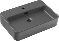 Comad Trust 2 mosdótál 55x38 cm négyszögletes mosdótálak szürke/kő TRUST 2 MATT DARK GREY ( E-6282 ) (TRUST2MATTDARKGREYE6282)