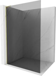 Mexen Kioto L, Walk-In zuhany paraván 90 x 200 cm, 8mm szürke üveg, arany matt profil, 800-090-103-55-40 (800-090-103-55-40)