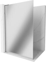 Mexen Kioto L, Walk-In zuhanyparaván 80 x 200 cm, 8 mm-es tükörmintás üveg, grafit profil, 800-080-103-95-50 (800-080-103-95-50)