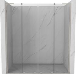 Mexen Velar L Duo, tolózuhanyajtó nyitáshoz 180 cm, 8 mm átlátszó üveg, csiszolt acél, 871-180-003-02-97 (871-180-003-02-97)