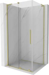 Mexen Velar L, zuhanykabin tolóajtóval 110 x 90 cm, 8mm átlátszó üveg, arany matt, 871-110-090-03-55 (871-110-090-03-55)