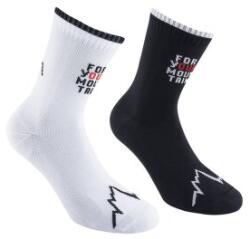 La Sportiva FOR YOUR MOUNTAIN SOCKS Șosete Black/White 41-43 EU