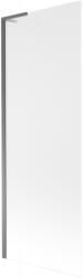 Mexen Next L, 1 szárnyú kádparaván 70 x 150 cm, 6 mm matt üveg, grafit profil, 895-070-000-03-30-95 (895-070-000-03-30-95)