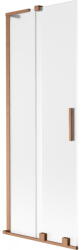 Mexen Velar L, 2 szárnyas eltolható kádparaván 70 x 150 cm, 8 mm mattüveg, rézmatt, 896-070-003-31-65 (896-070-003-31-65)
