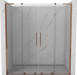 Mexen Velar L Duo, tolózuhanyajtó nyitáshoz 180 cm, 8 mm átlátszó üveg, rózsaszín arany, 871-180-003-02-60 (871-180-003-02-60)
