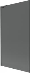 Mexen Next L, 1 szárnyú kádparaván 100 x 150 cm, 6mm szürke üveg, grafit profil, 895-100-000-03-40-66 (895-100-000-03-40-66)