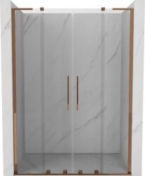 Mexen Velar L Duo, tolózuhanyajtó nyitáshoz 140 cm, 8 mm átlátszó üveg, rózsaszín arany, 871-140-003-02-60 (871-140-003-02-60)