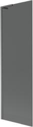 Mexen Next L, 1 szárnyú kádparaván 60 x 150 cm, 6mm szürke üveg, grafit profil, 895-060-000-03-40-66 (895-060-000-03-40-66)