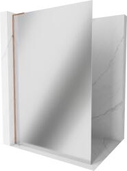 Mexen Kioto L, Walk-In zuhany paraván 100 x 200 cm, 8 mm-es üvegtükör minta, rózsa arany profil, 800-100-103-60-50 (800-100-103-60-50)
