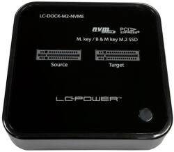 LC-Power LC-DOCK-M2-NVME SSD dokkoló állomás