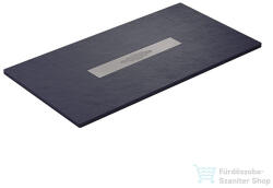 becrisa MURCIA 85x140 cm-es (A oldal x B oldal, lásd műszaki rajz) zuhanytálca palakő hatású felülettel, Antracita MUR03P85X140 (MUR03P85X140)