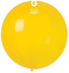 Gemar Gömb pasztell lufi 80 cm - sárga 25 db