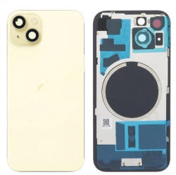 Apple iPhone 15 Plus (6.7) sárga akkufedél