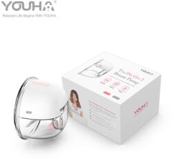 Youha INs GEN 2 elektromos hordozható kéz nélküli mellszívó 24 mm + ajándék 28 mm-es karima, beépített 1200 mAh akkumulátor (MT2674)