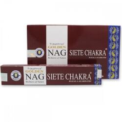  Golden NAG Vijayshree Seven Chakra 7 Csakra Masala Agarbathi Füstölő