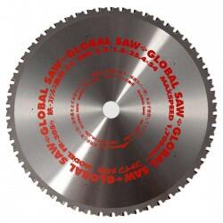 GLOB Циркулярен диск 305 mm (25.4 или 30.0) 54T (x2.2/1.8) за стомана Global Saw (FR-305S)
