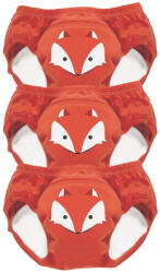 My Carry Potty Set de 3 chilotei de antrenament la olita My Little Training Pants, 3-4 ani, Vulpe (MLTP-RB-FO-3-4)