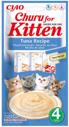 Inaba Foods Recompense pentru pisici Churu Kitten cu ton 4 buc x 14 gr