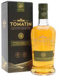 TOMATIN Whisky 12y 0, 7l Bourbon & Sherry Casks 43% DD