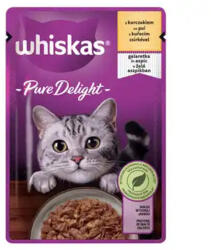 Whiskas Hrana umeda pentru pisici Whiskas Pure Delight cu pui in aspic 85 gr