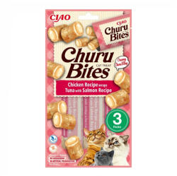 Inaba Foods Recompense pentru pisici Churu Bites cu pui ton somon 3 buc x 10 gr