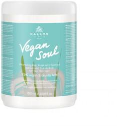 Kallos Kallos Vegan Soul Dúsító Hajpakolás Bambusz Kivonattal és Kókusz Olajjal Vékonyszálú Hajra 1000ml (VEGAN1681) (VEGAN1681)