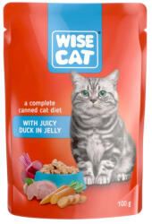 Wise Cat Hrana umeda pentru pisici Wise cu rata 100 gr