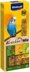 Vitakraft Batoane pentru perusi Vitakraft Trio Mix cu ardei banane kiwi 3 buc