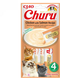 Inaba Foods Recompense pentru pisici Churu cu pui somon 4 buc x 14 gr
