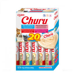 CIAO Recompense pentru pisici Churu cu ton fructe de mare 20 tubes