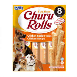 Inaba Foods Recompense pentru caini Churu Rolls cu pui 8 buc x 12 gr