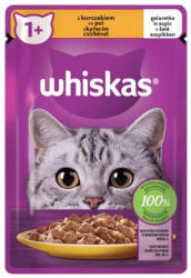 Whiskas Set 28 buc x 85 gr Hrana umeda pentru pisici Whiskas cu pui in aspic