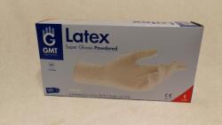  Festőkesztyű latex 100db (L)(50pár) / Fehér púderes
