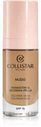 Collistar NUDO Second Skin Foundation SPF 15 makeup radiant cu hidratare cu efect de netezire culoare 3G Naturale Dorato 30 ml