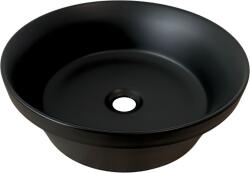 Comad Mada lavoar 40x40 cm rotund de blat negru mat UN-MADA-MB 115MB (UNMADAMB115MB)