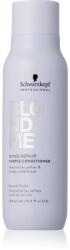 Schwarzkopf Blondme Bond Repair Purple Conditioner balsam de par violet pentru par blond 250 ml